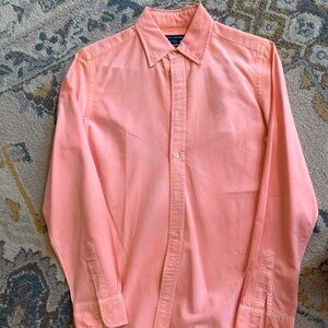 Women's Pink Polo by Ralph Lauren Shirt - Slim Fit